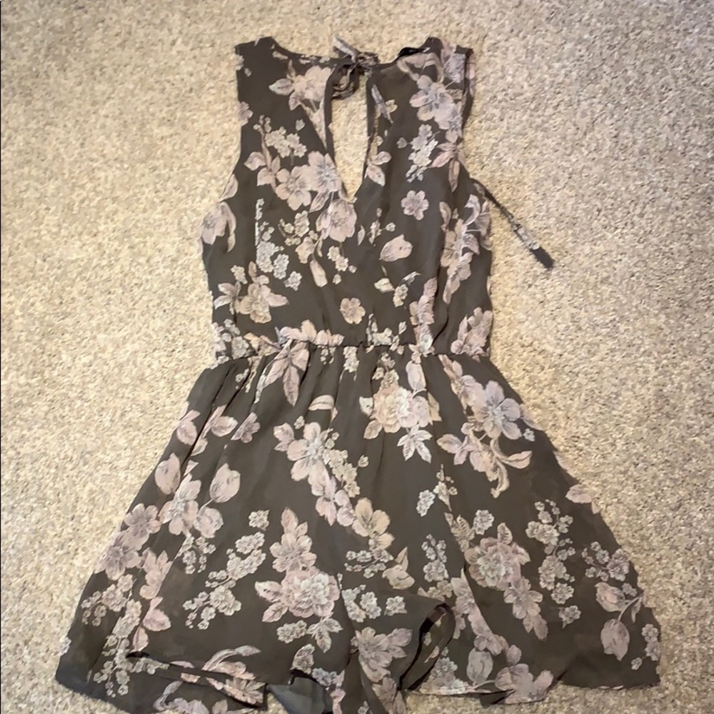 Floral Chiffon Romper